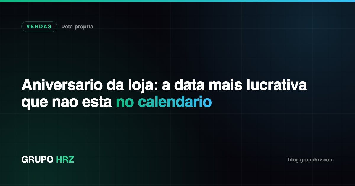 Hugo Silveira explicando como transformar o aniversario da loja em pico de vendas de 48h